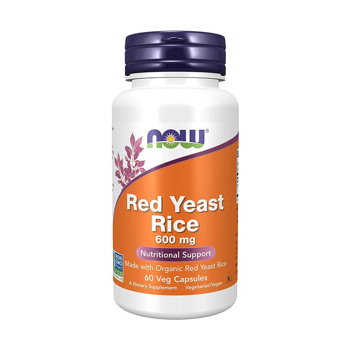 Red Yeast Rice (Drojdie de Orez Rosu), 600 mg, Now Foods, 60 capsule