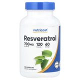 Resveratrol (Antioxidant), 350 mg, Nutricost, 120 capsule