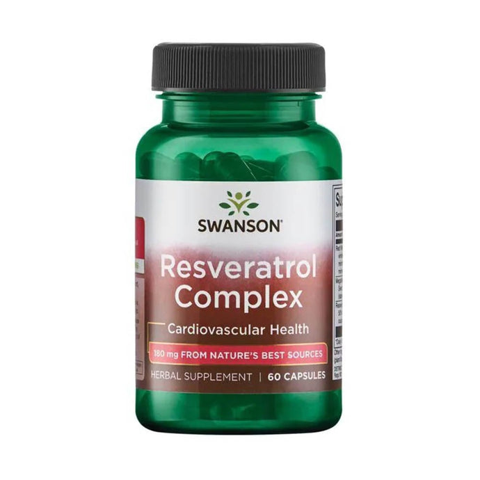 Resveratrol Complex, Red Wine Extract, Swanson, 60 capsule SWU248