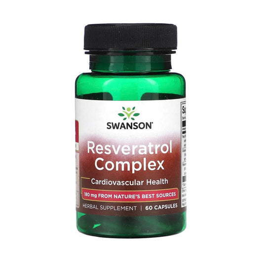 Resveratrol Complex, Red Wine Extract, Swanson, 60 capsule SWU248
