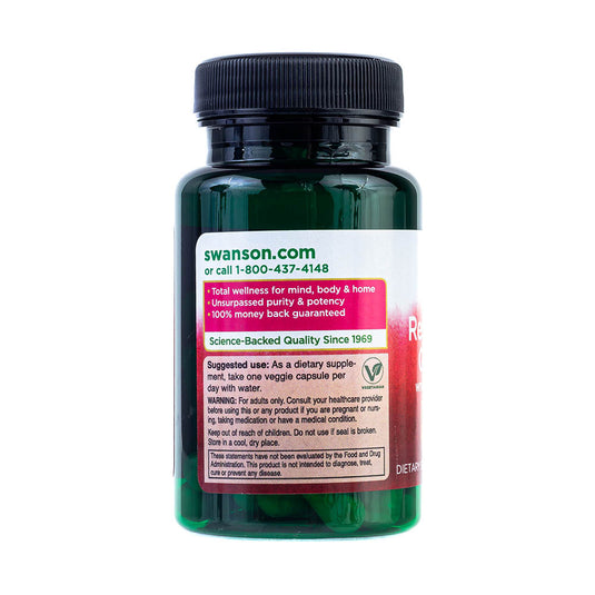 Resveratrol & Quercetin with Grape Seed Extract, Swanson, 30 capsule SWU926