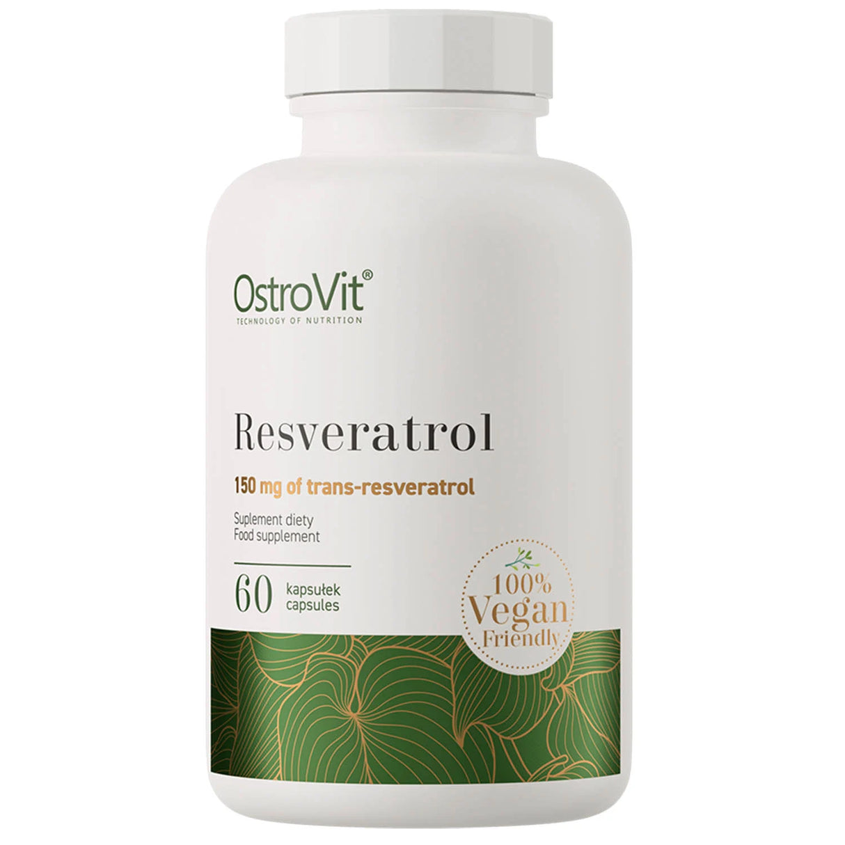 Resveratrol (trans-resveratrol) 150 mg, OstroVit, 60 capsule