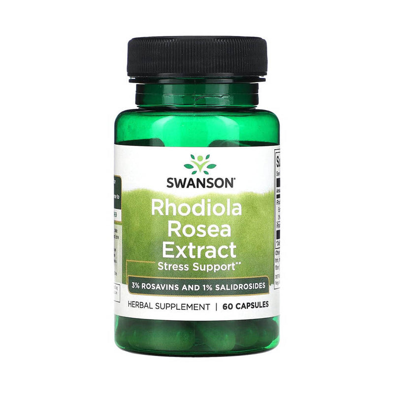 Încărcați imaginea în vizualizatorul Galerie, Rhodiola Rosea Extract, Swanson, 60 capsule SWH288
