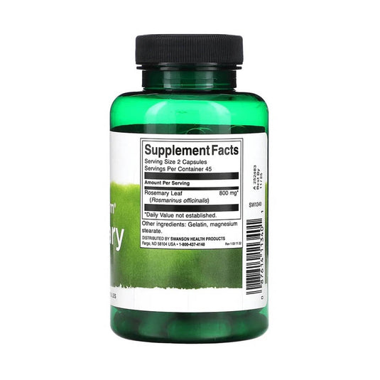 Rosemary (Rozmarin), 400 mg, Swanson, 90 capsule SW1340