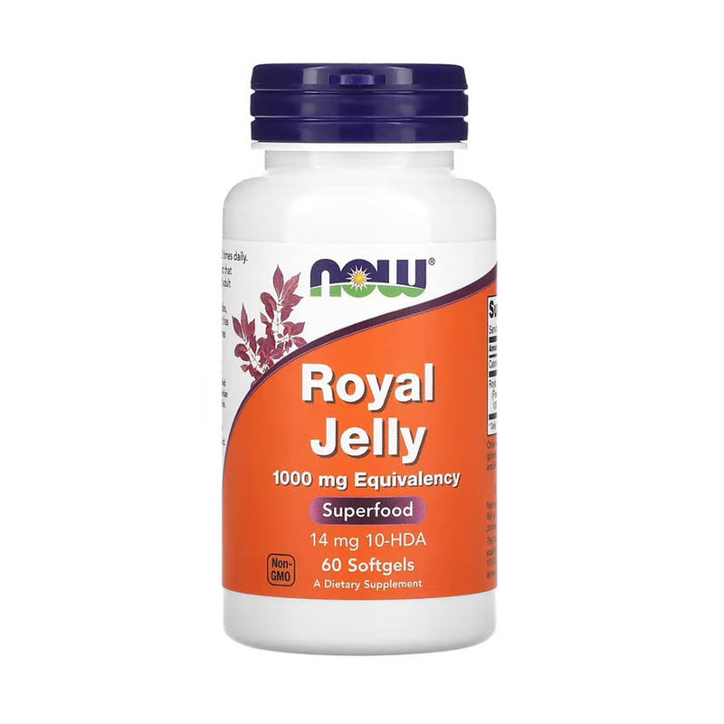 Încărcați imaginea în vizualizatorul Galerie, Royal Jelly (Laptisor de Matca), 1500mg Now Foods, 60 capsule

