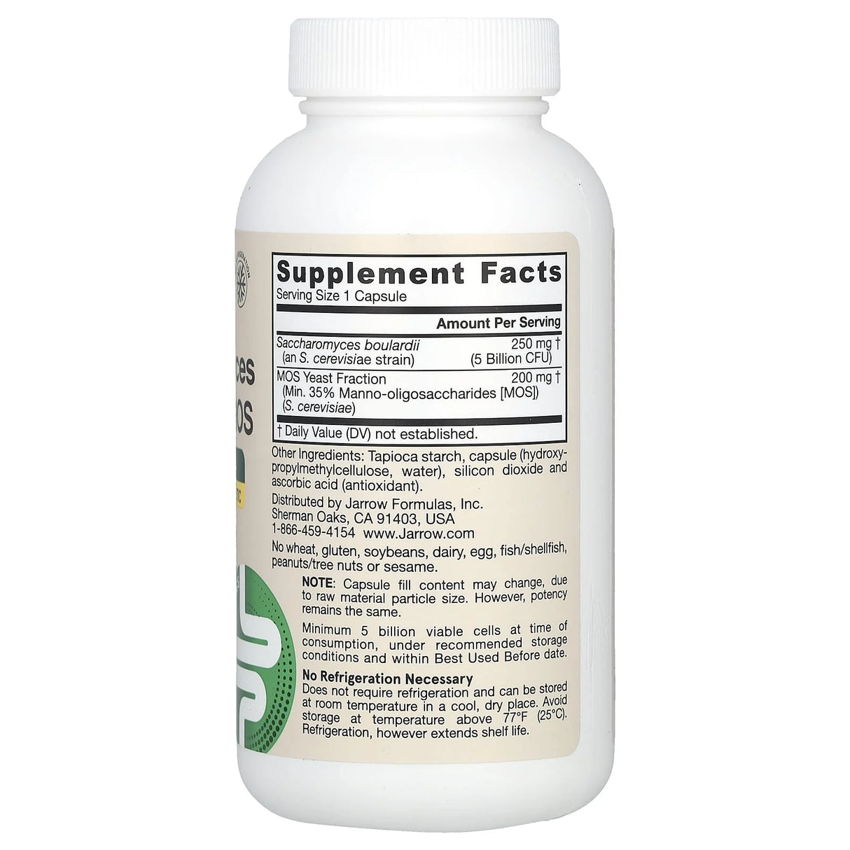 Saccharomyces Boulardii Plus MOS, 5 Billion, Jarrow Formulas, 90 capsule