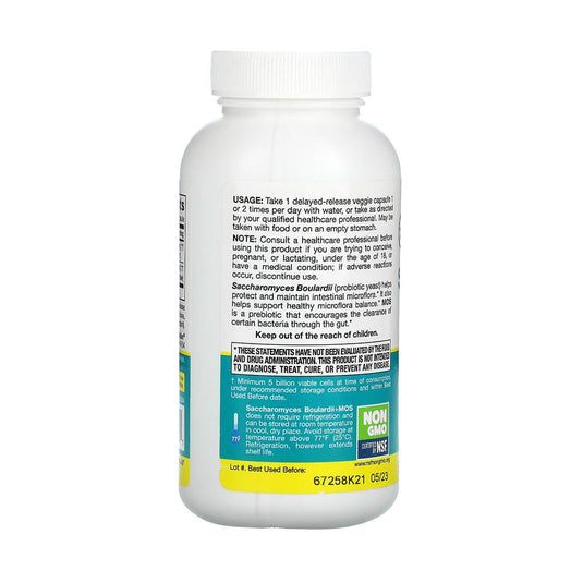 Saccharomyces Boulardii Plus MOS, 5 Billion, Jarrow Formulas, 90 capsule