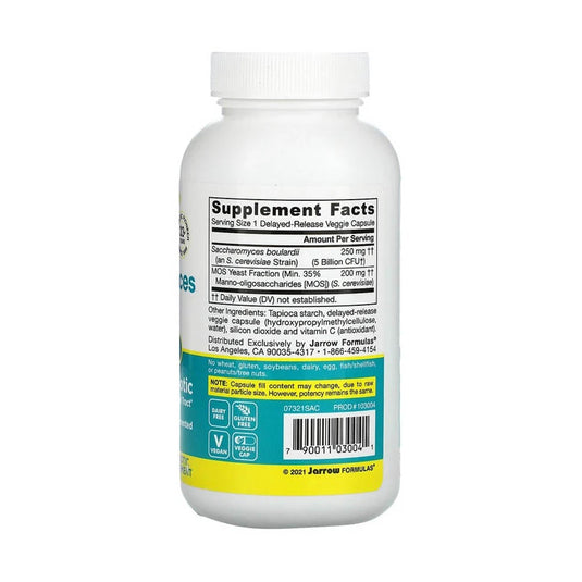 Saccharomyces Boulardii Plus MOS, 5 Billion, Jarrow Formulas, 90 capsule