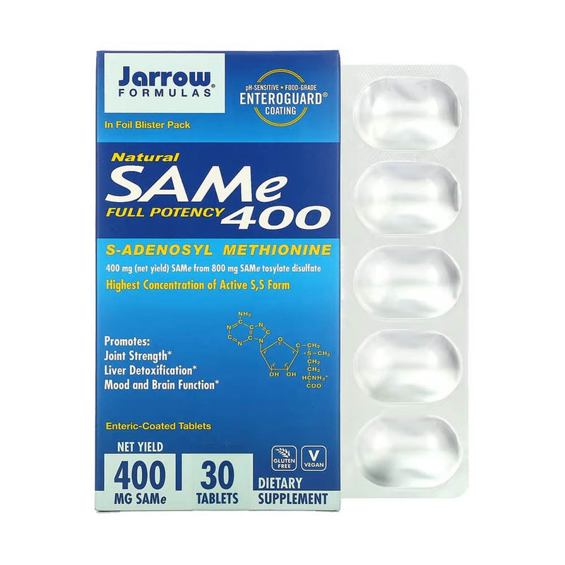 Încărcați imaginea în vizualizatorul Galerie, SAMe 200 (S-Adenozilmetionina), 200 mg, Jarrow Formulas, 20 tablete
