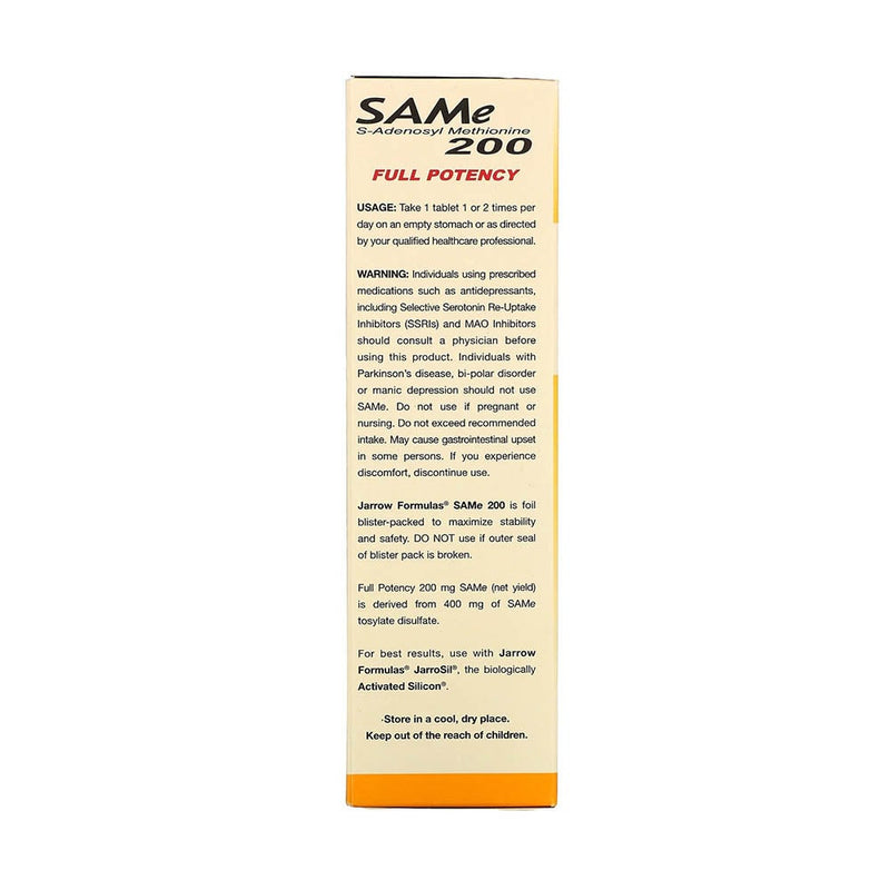 Încărcați imaginea în vizualizatorul Galerie, SAMe 200 (S-Adenozilmetionina), 200 mg, Jarrow Formulas, 20 tablete
