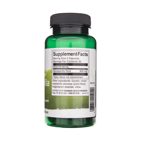 Sarsaparilla Root (Urinary Tract Health), 450 mg, Swanson, 60 capsule SW1404