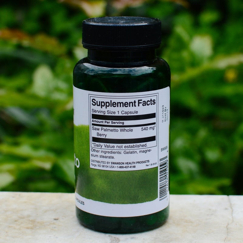 Încărcați imaginea în vizualizatorul Galerie, Saw Palmetto (Palmier Pitic), 540mg, Swanson, 100 capsule SW909
