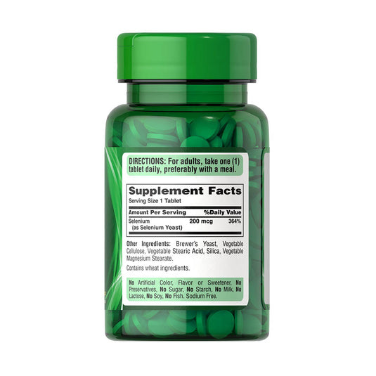Selenium, 200 mcg, Puritans Pride, 100 tablete
