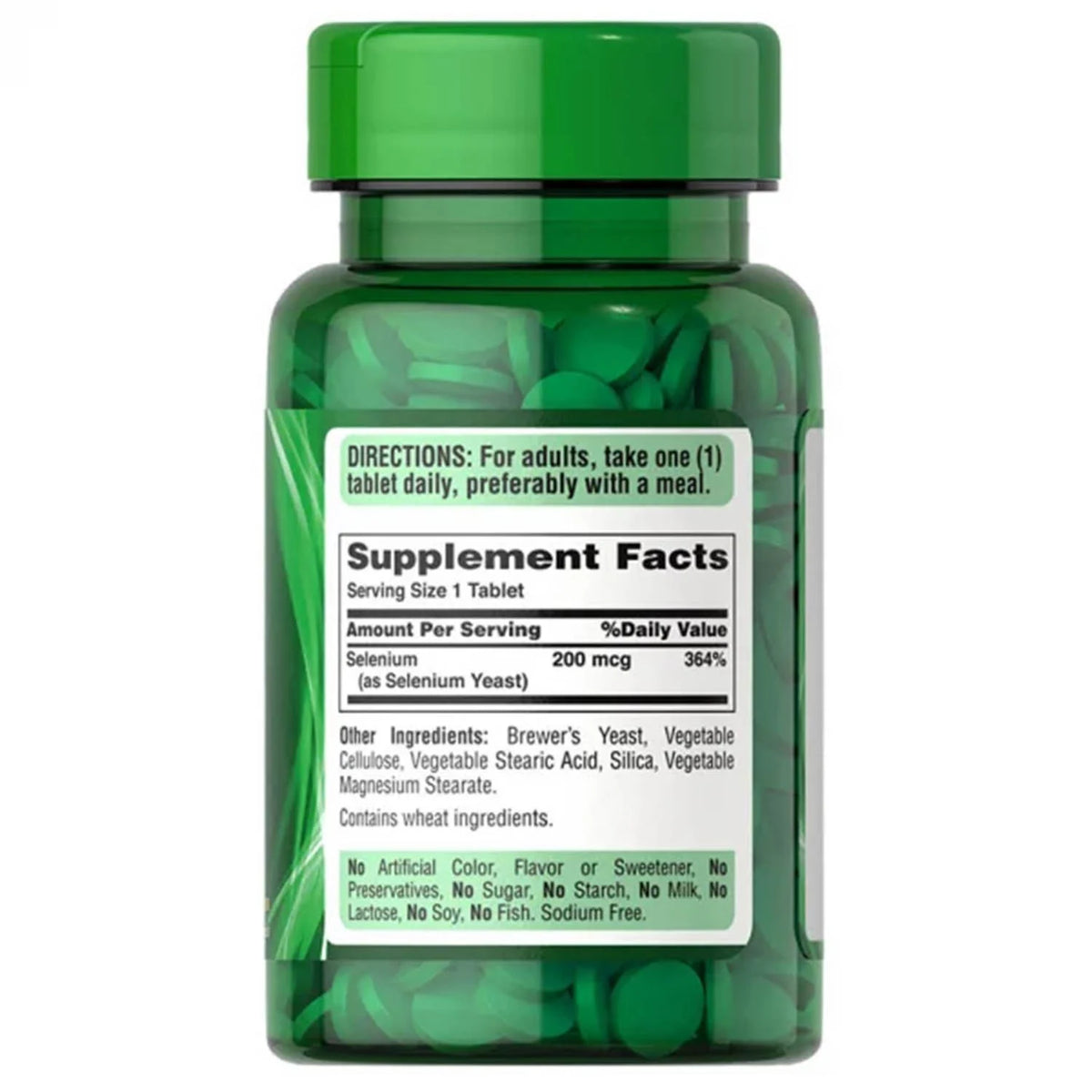 Selenium, 200 mcg, Puritans Pride, 100 tablete