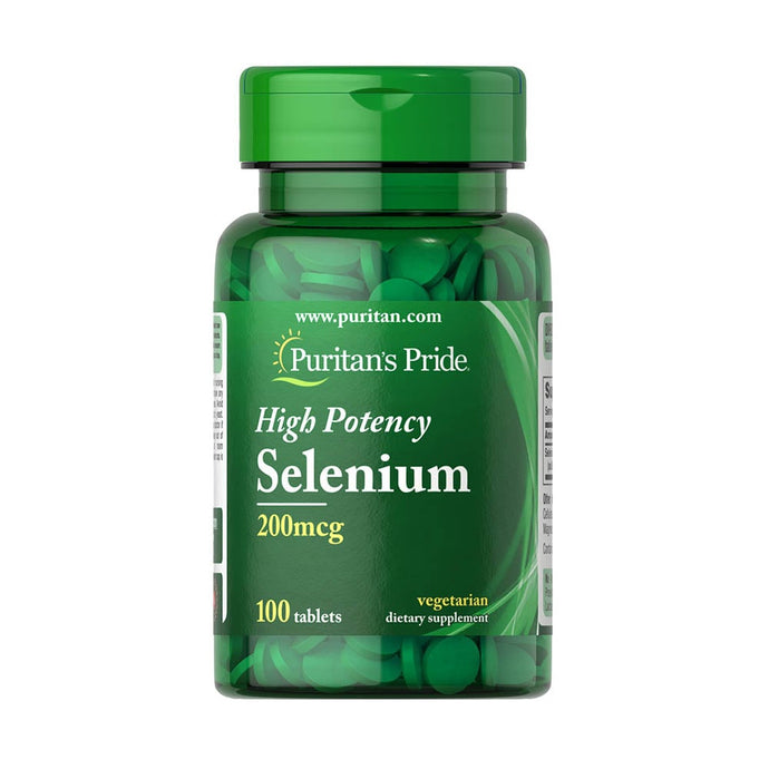 Selenium, 200 mcg, Puritans Pride, 100 tablete