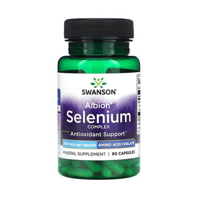 Selenium Complex Albion (Glycinate), 200 mcg, Swanson, 90 capsule SWU067