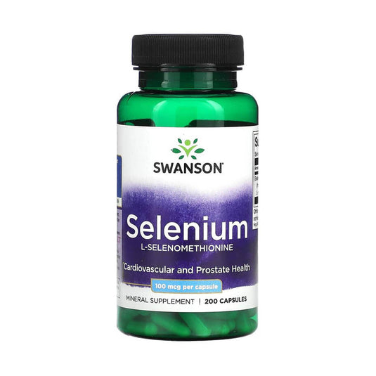 Selenium (L-selenomethionine), 200 mcg, Swanson, 120 capsule SWU171