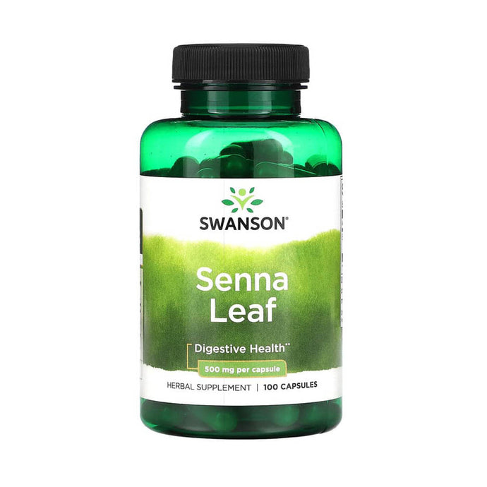 Senna Leaf (Laxativ Natural) 500 mg, Swanson, 100 capsule SW986