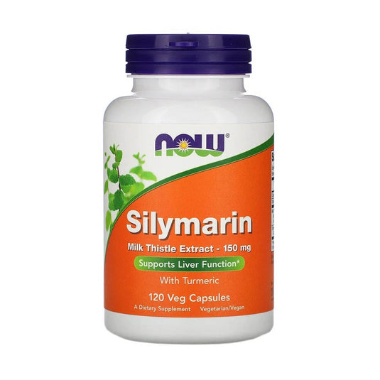 Silimarina, Milk Thistle Extract with Turmeric, 150 mg, Now Foods, 60 capsule