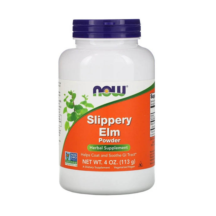 Slippery Elm Powder, (Ulm Alunecos), Now Foods, 113g