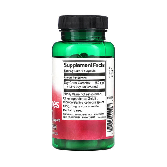Soy Isoflavones, 750 mg, Swanson, 60 capsule SW1559