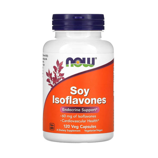 Soy Isoflavones (Izoflavone), Now Foods, 120 capsule