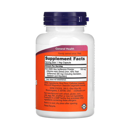 Soy Isoflavones (Izoflavone), Now Foods, 120 capsule