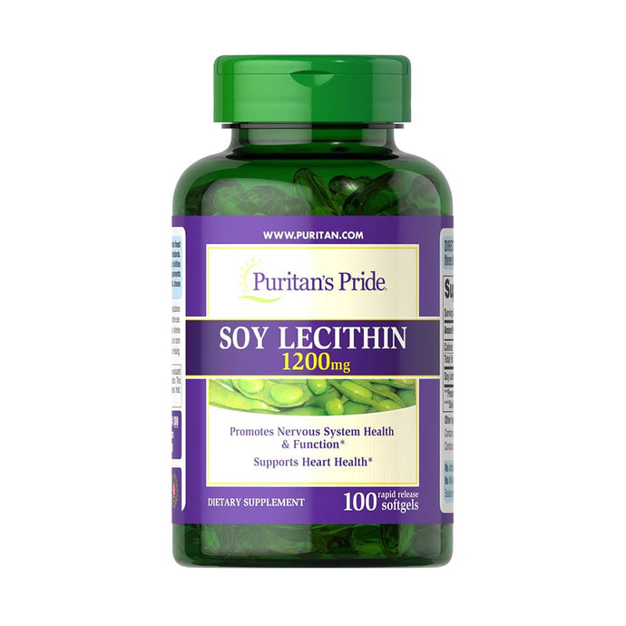 Soy Lecithin, 1200 mg, Puritans Pride, 100 softgels