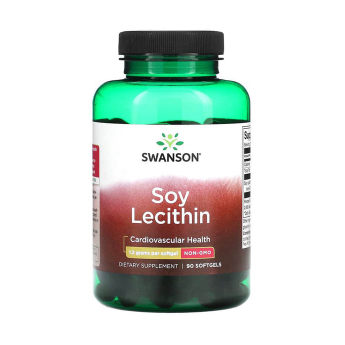 Soy Lecithin, 1200 mg, Swanson, 90 softgels SW1409