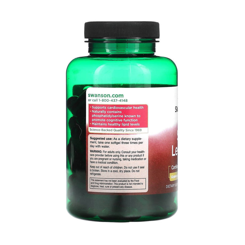 Încărcați imaginea în vizualizatorul Galerie, Soy Lecithin, 1200 mg, Swanson, 90 softgels SW1409
