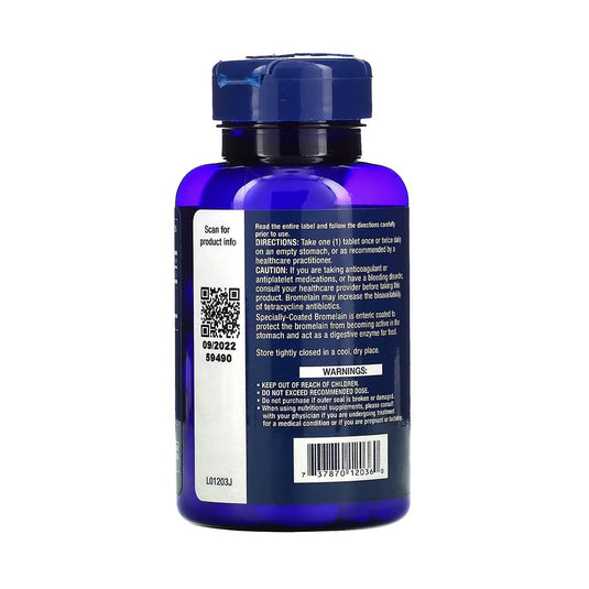 Specially-Coated Bromelain, 500 mg, Life Extension, 60 tablete