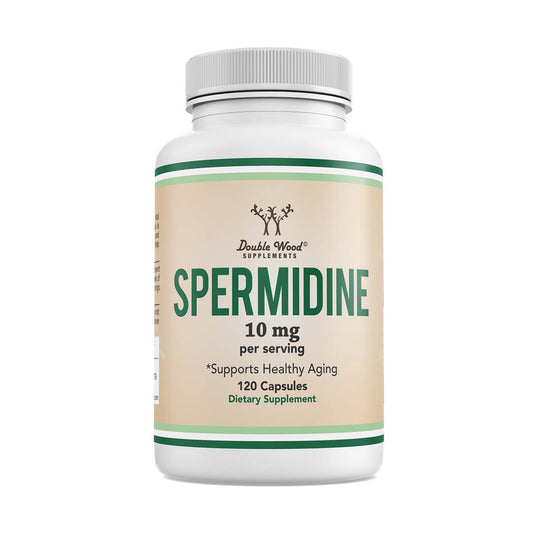 Spermidine (Longevitate), 10 mg, Double Wood Supplements, 120 capsule