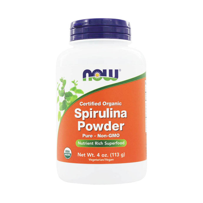 Spirulina Powder Certified Organic, Now Foods, 113g