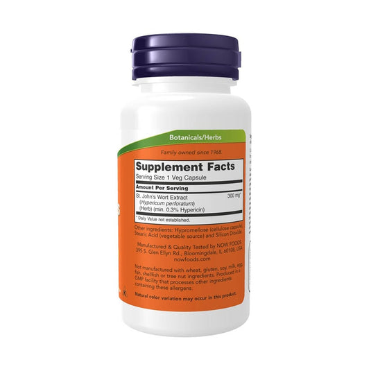 St. John's Wort (Extract Sunătoare), 300 mg, Now Foods, 100 capsule