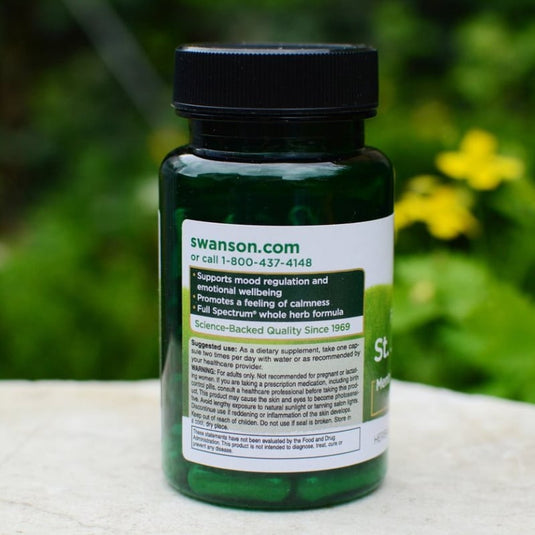 St. John's Wort (Sunatoare), 375 mg, Swanson, 60 capsule SW1352