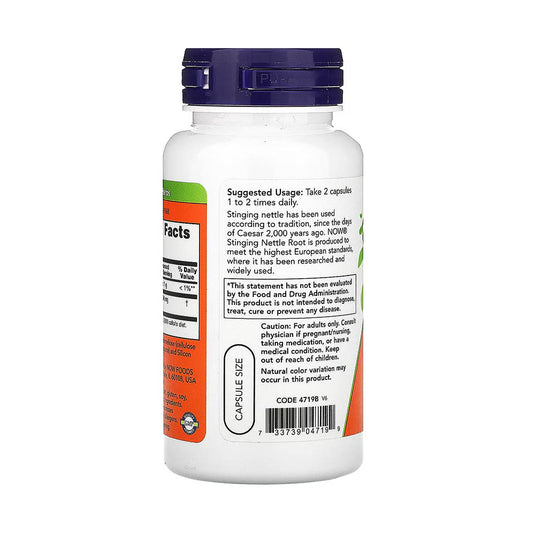 Stinging Nettle Root (Extract Urzica), 250 mg, Now Foods, 90 capsule