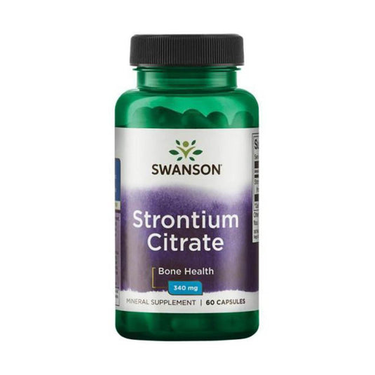 Strontium Citrate Bone Maker, 340 mg, Swanson, 60 capsule SW1195