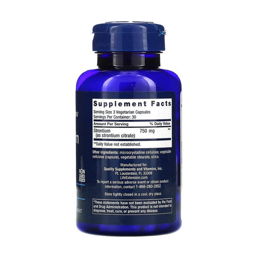 Strontium Citrate, 750 mg, Life Extension, 90 capsule