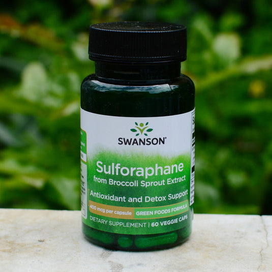 Sulforaphane from Broccoli (Germeni de Brocoli), 400 mcg, Swanson, 60 capsule SWR048