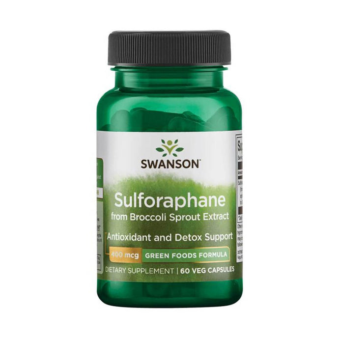 Sulforaphane from Broccoli (Germeni de Brocoli), 400 mcg, Swanson, 60 capsule SWR048