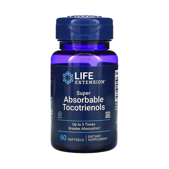 Super Absorbable Tocotrienols, Life Extension, 60 softgels