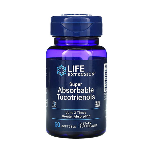 Super Absorbable Tocotrienols, Life Extension, 60 softgels