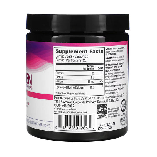 Super Collagen Peptides Powder, NeoCell, 200 g