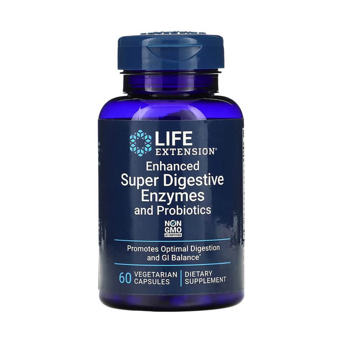 Super Digestive Enzymes and Probiotics, Life Extension, 60 capsule