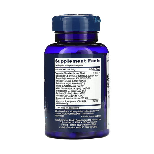 Super Digestive Enzymes and Probiotics, Life Extension, 60 capsule