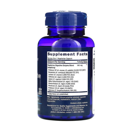 Super Digestive Enzymes, Life Extension, 60 capsule