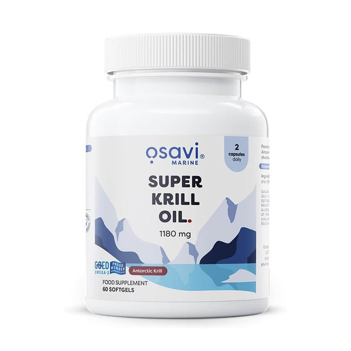 Super Krill Oil, 1180mg, Osavi, 60 softgels