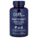 Super Omega-3 with Sesame Lignans & Olive Extract, Life Extension, 240 softgels