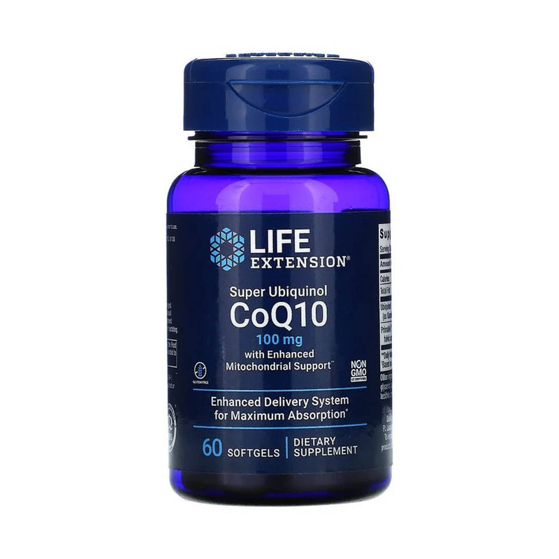 Încărcați imaginea în vizualizatorul Galerie, Super Ubiquinol CoQ10 100 mg with Enhanced Mitochondrial Support, Life Extension, 30 Softgels
