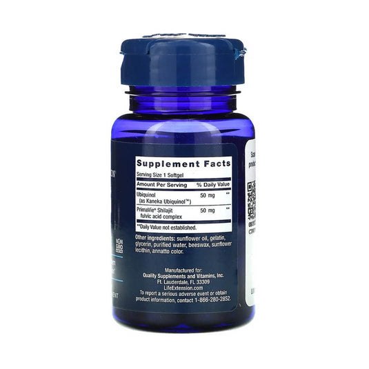 Super Ubiquinol CoQ10, 50 mg with Enhanced Mitochondrial, Life Extension, 30 softgels